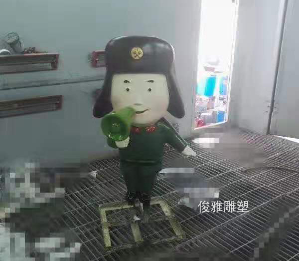 山東濟(jì)寧好人廣場(chǎng)玻璃鋼雕塑